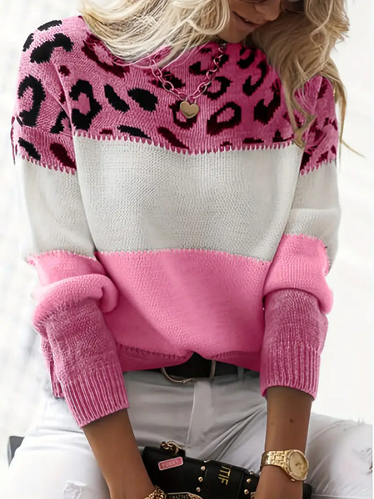 Pink Zebra Sweater