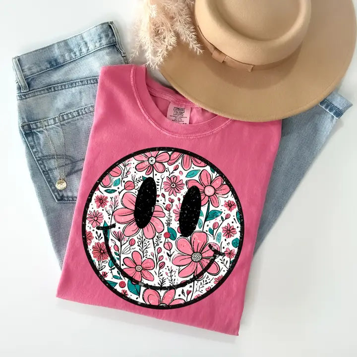 Spring Happy Face Tee