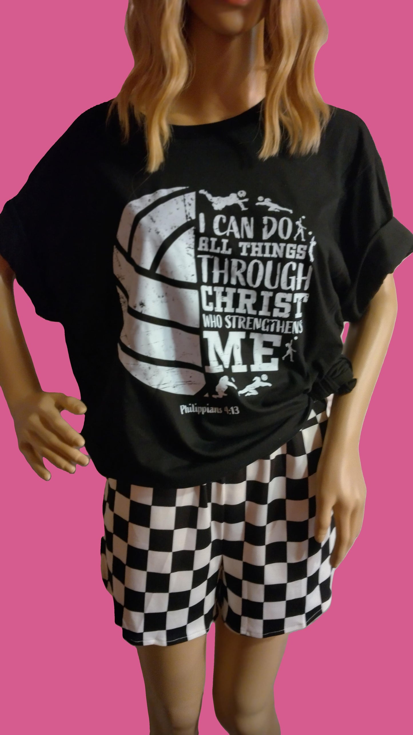 Christian Volleyball Graphic Tee