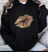 Womens' Leopard Lip Sweatshirt